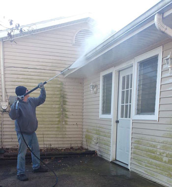 residential home pressure washing