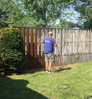 residential home pressure washing